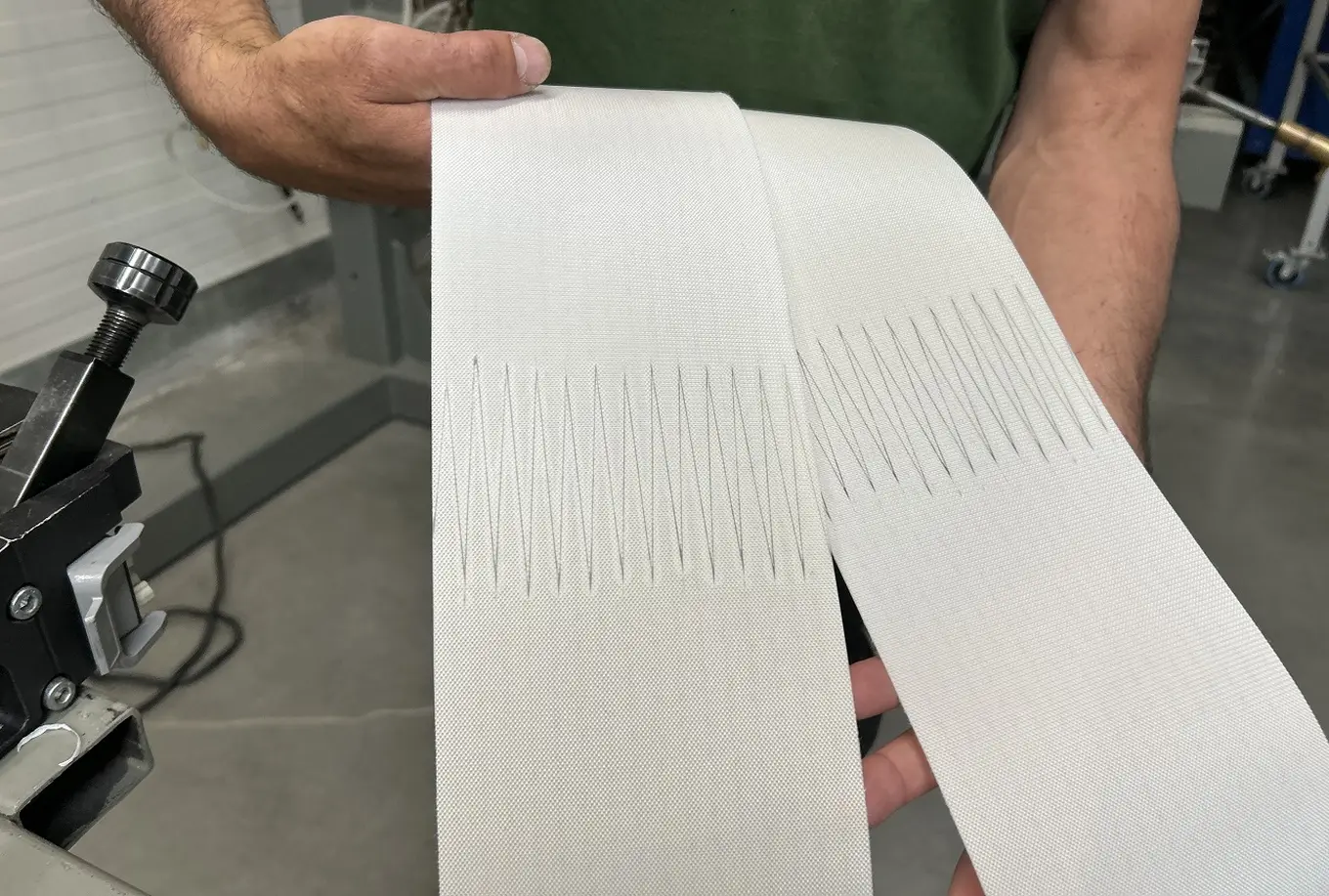 połączenia taśm transportujących